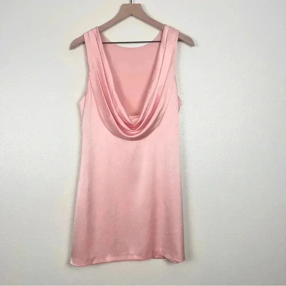 NWT Alice + Olivia Blush Pink Mini Dress - Picture 2 of 7